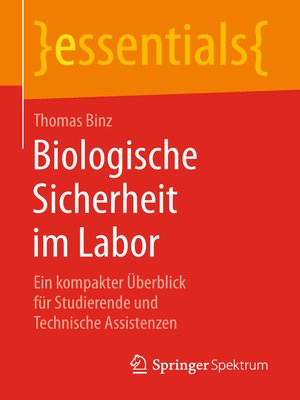 cover image of Biologische Sicherheit im Labor